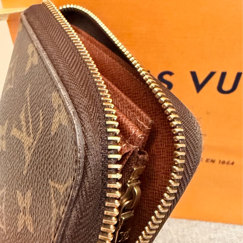 真品 Louis Vuitton LV路易威登 Zippy Organizer M60002 經典原花多功能拉鍊長夾 護照夾 支票夾-12
