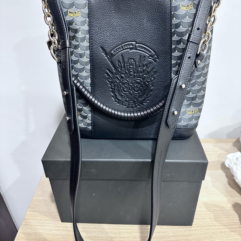 [FAURE LE PAGE]-稀有絕版-Boho經典龍鱗紋-肩背/斜背兩用包-7