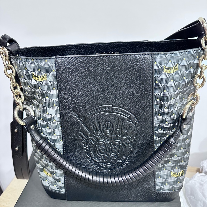 [FAURE LE PAGE]-稀有絕版-Boho經典龍鱗紋-肩背/斜背兩用包-10