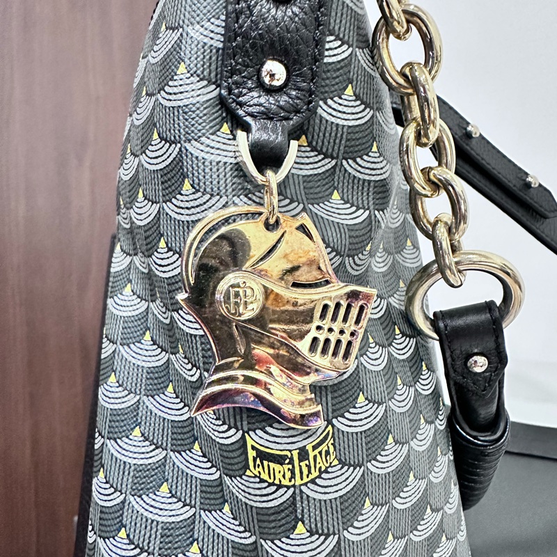 [FAURE LE PAGE]-稀有絕版-Boho經典龍鱗紋-肩背/斜背兩用包-18