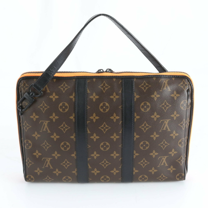 路易威登 Monogram LV Friends Keepall 旅行包 M80130 皮革第二件包 男士手拿包-2