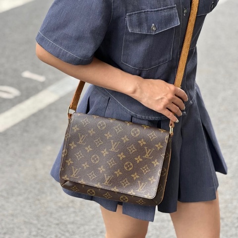 【97新 ✨ 全網最低價！】 ​​LV Musette Tango 橫版王菲包​​ （下單前先詢問庫存❗️）