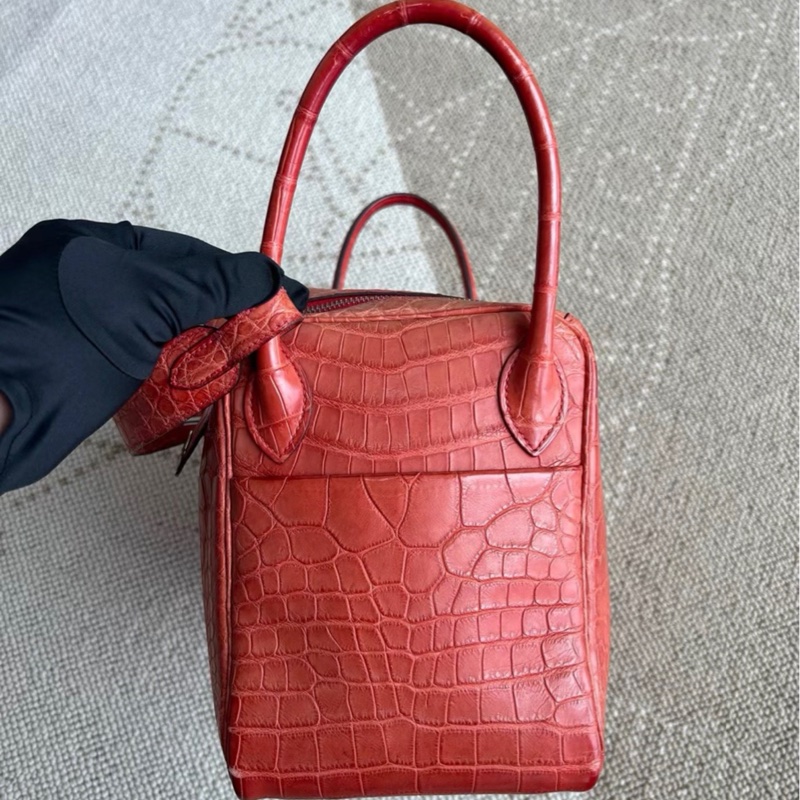 98新 lindy 30 三文魚色銀扣霧面 框Q附件塵袋-3