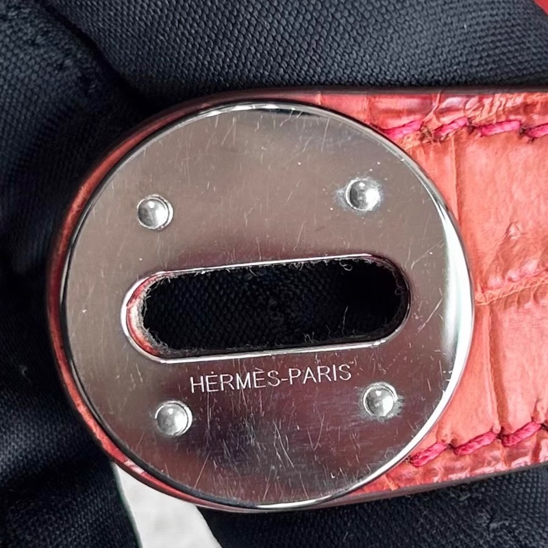 98新 lindy 30 三文魚色銀扣霧面 框Q附件塵袋-7