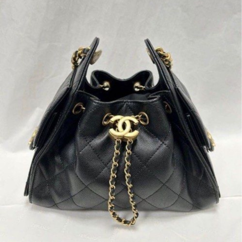 全新 Chanel 26C mini bag 荔枝牛皮-4