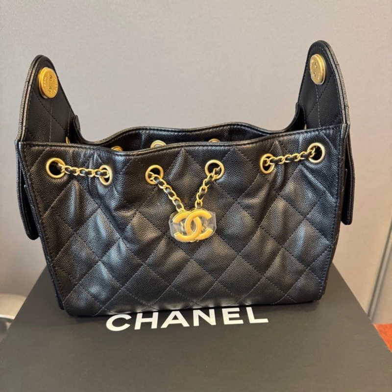 全新 Chanel 26C mini bag 荔枝牛皮-5
