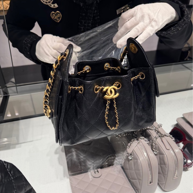 全新 Chanel 26C mini bag 荔枝牛皮-7