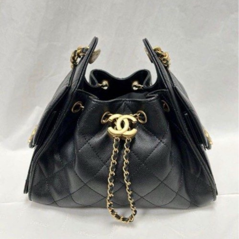 全新 Chanel 26C mini bag 荔枝牛皮-9