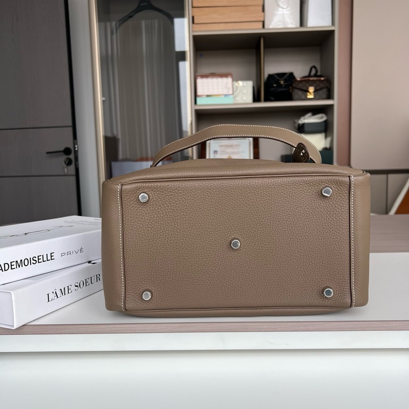 愛馬仕 Hemerslindy30 大象灰銀扣-4