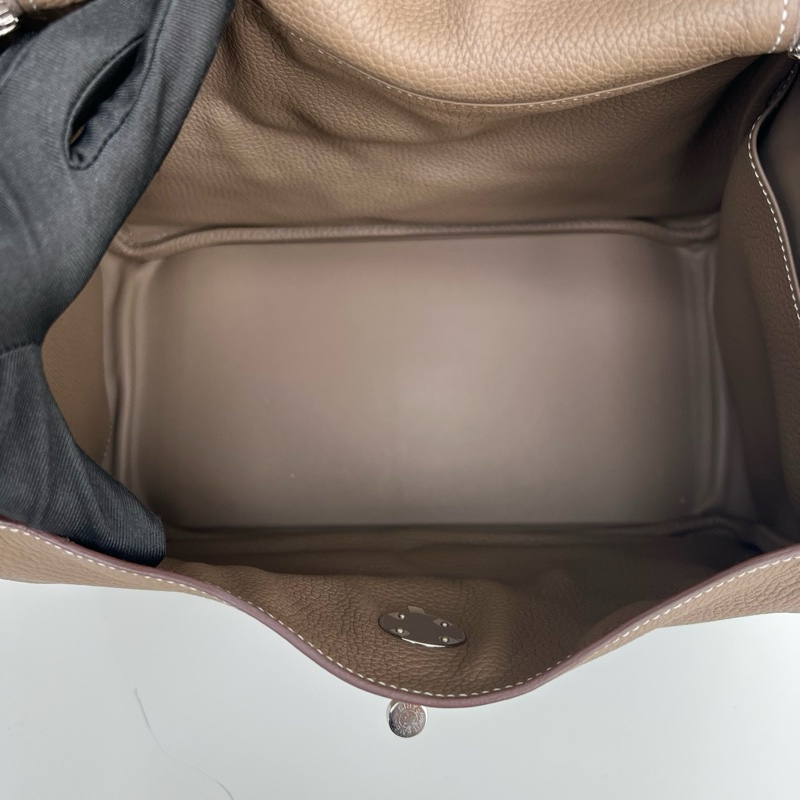 愛馬仕 Hemerslindy30 大象灰銀扣-11