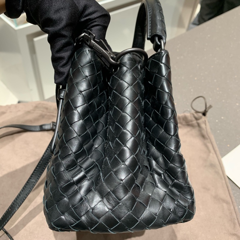 Bottega Veneta Roma BV葆蝶家 編織黑色-10