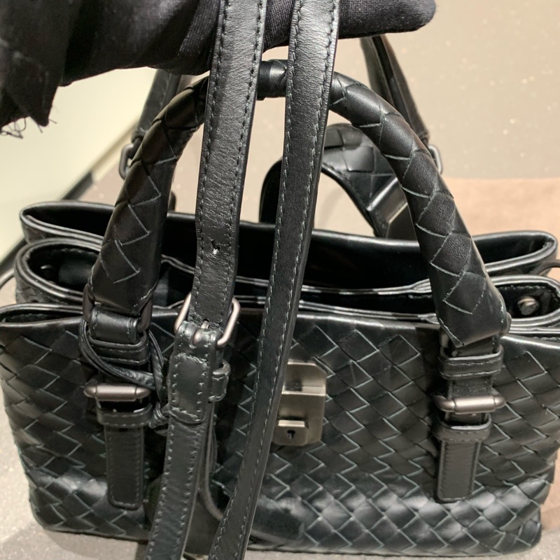 Bottega Veneta Roma BV葆蝶家 編織黑色-15