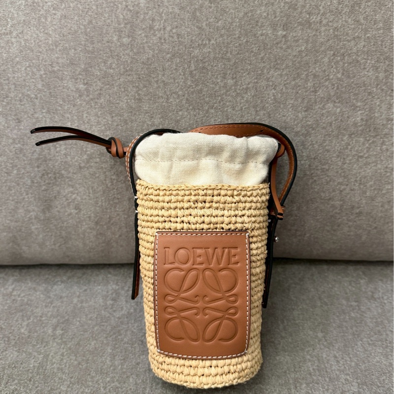 LOEWE竹編手機包-0