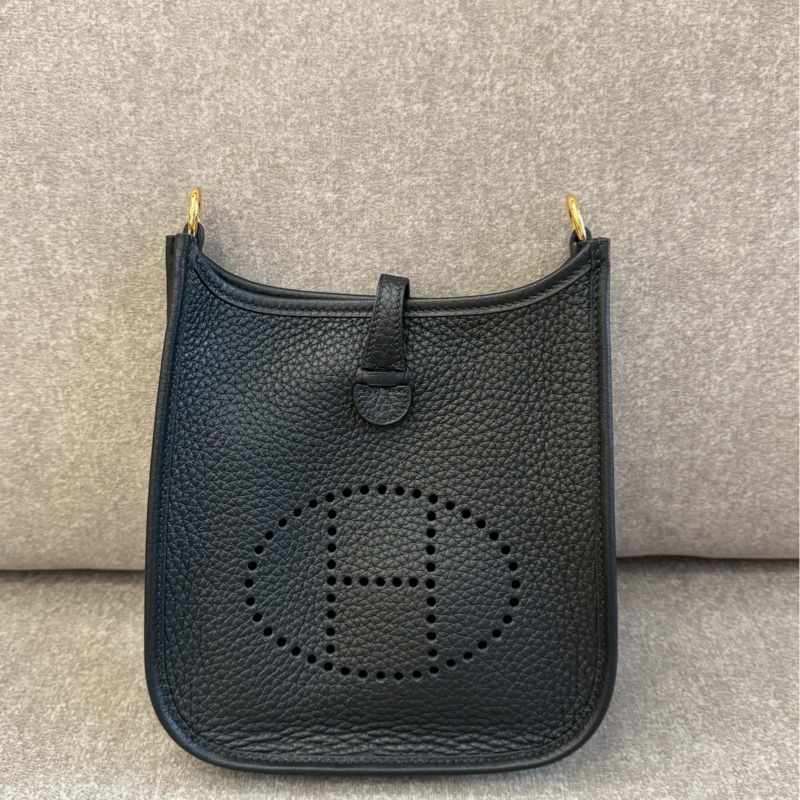 愛馬仕evelyne16黑金-0