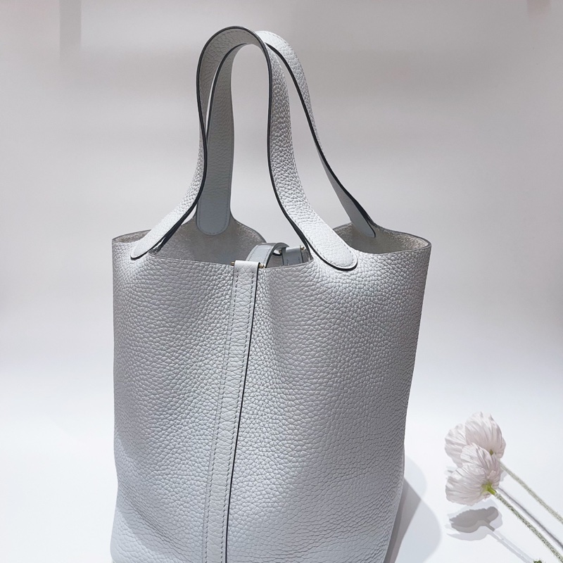 有票❤️愛馬仕 Hermes Picotin菜籃子22聖杯藍-1