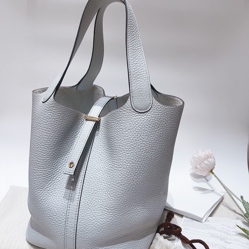 有票❤️愛馬仕 Hermes Picotin菜籃子22聖杯藍-9