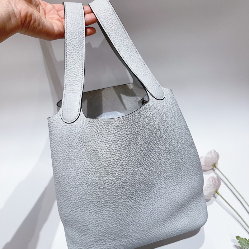 有票❤️愛馬仕 Hermes Picotin菜籃子22聖杯藍-11