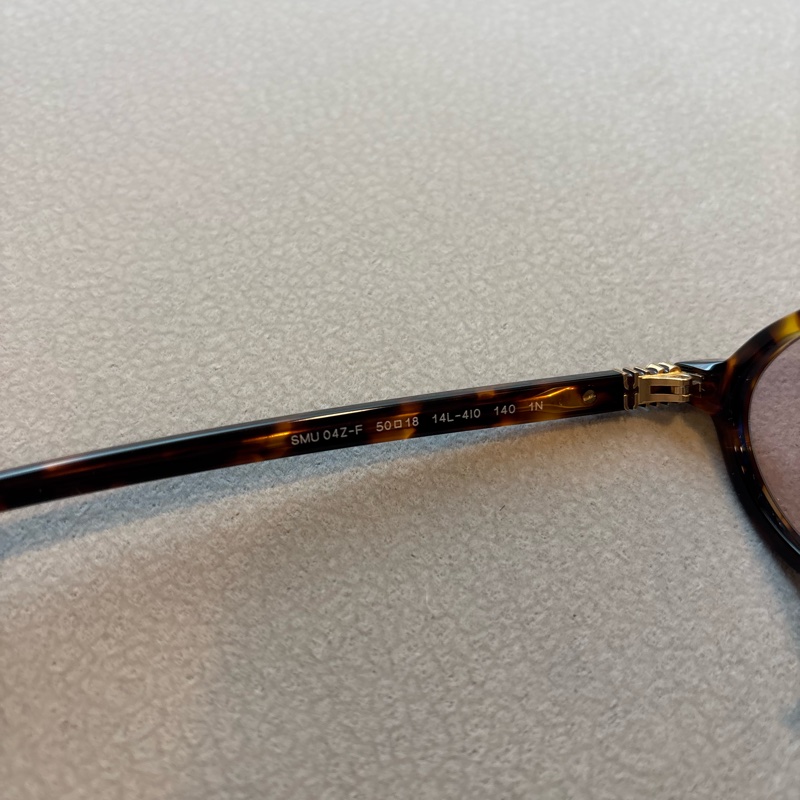 Miu miu 書呆子太陽眼鏡 淺棕 張員瑛爆款-7