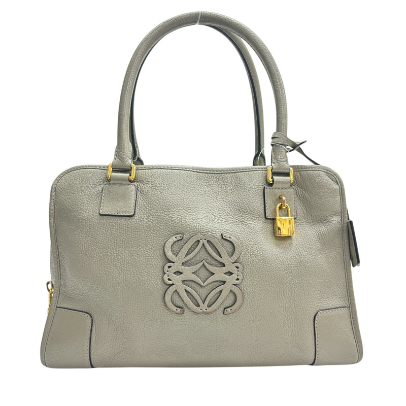 灰色 牛皮 Amazona 36 手提包【LOEWE 羅威】 311.12.002-0