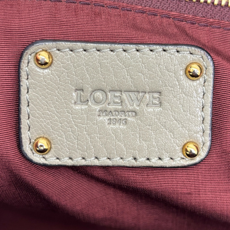 灰色 牛皮 Amazona 36 手提包【LOEWE 羅威】 311.12.002-6