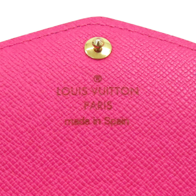 黑彩 原花帆布 Sarah 扣式長夾【LOUIS VUITTON LV 路易威登】 M60668-10