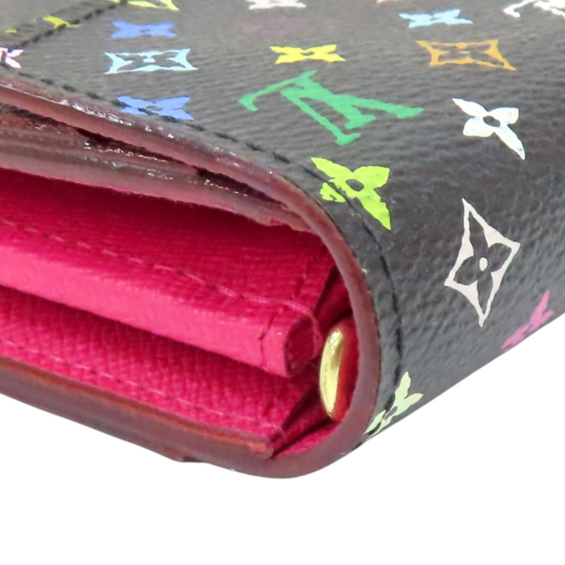 黑彩 原花帆布 Sarah 扣式長夾【LOUIS VUITTON LV 路易威登】 M60668-14