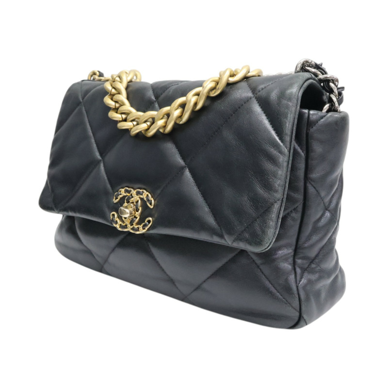 黑色 牛皮 19 兩用包【CHANEL 香奈兒】 AS1161-2
