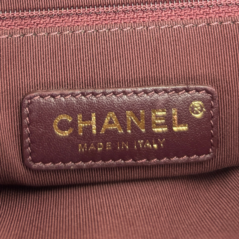 黑色 菱格紋 牛皮 Gold Bar 兩用包 金扣 無卡【CHANEL 香奈兒】-5