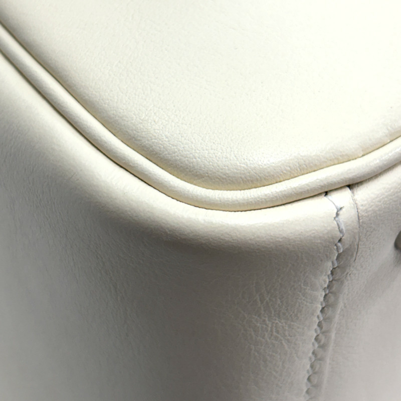 奶油白 芝麻色 Swift牛革 Lindy Mini Verso 肩背包 B刻 銀釦【HERMES 愛馬仕】 H082607CK-11