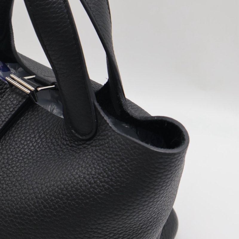 HERMES Picotin 18 - 黑銀 K-5
