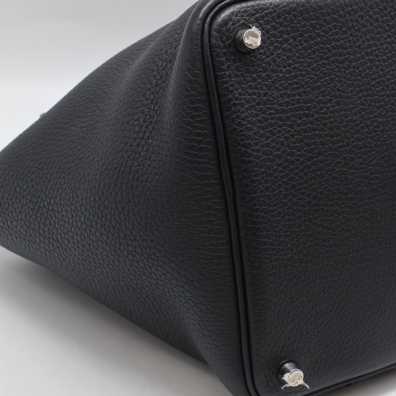 HERMES Picotin 18 - 黑銀 K-9