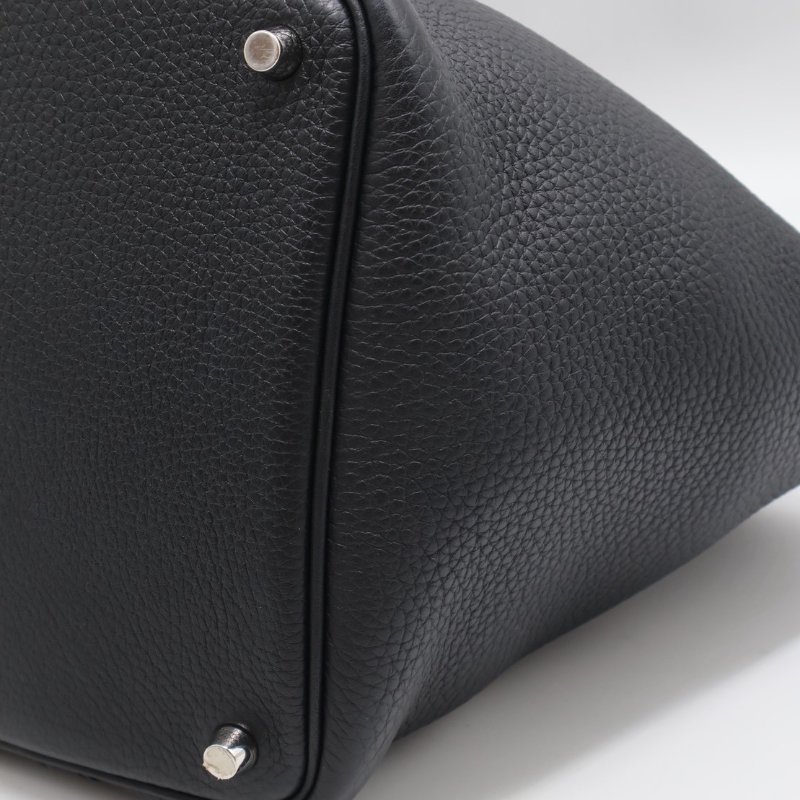 HERMES Picotin 18 - 黑銀 K-10