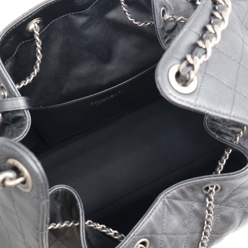 CHANEL 25 Hobo bag - 大號黑銀-9