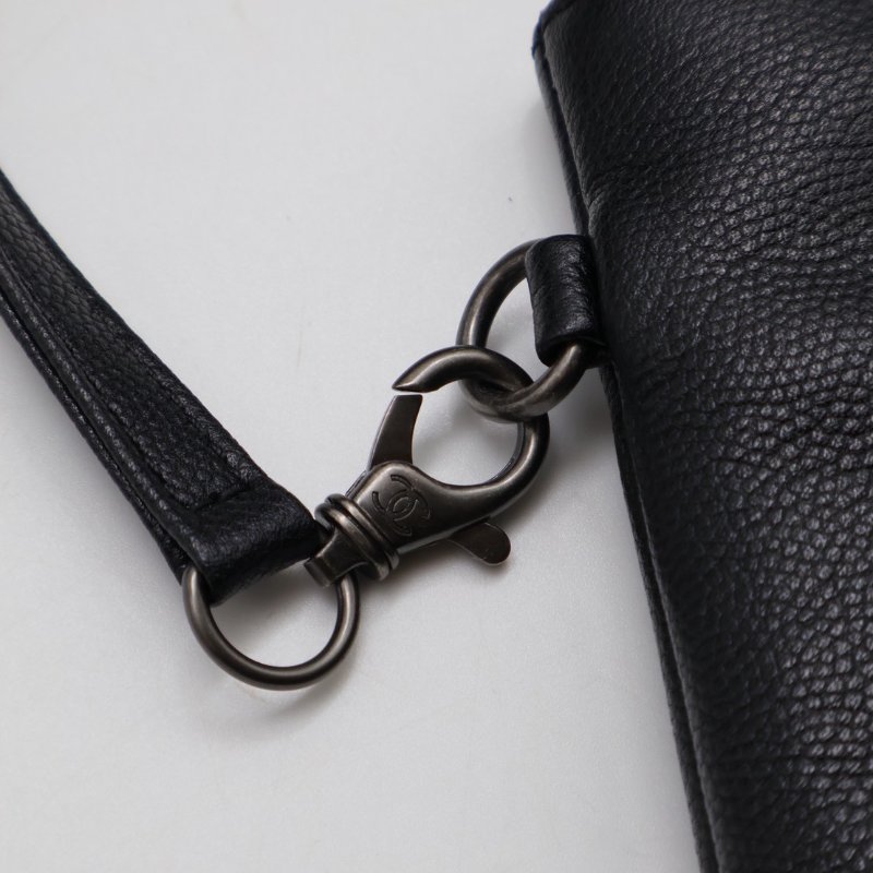 CHANEL 25 Hobo bag - 大號黑銀-18