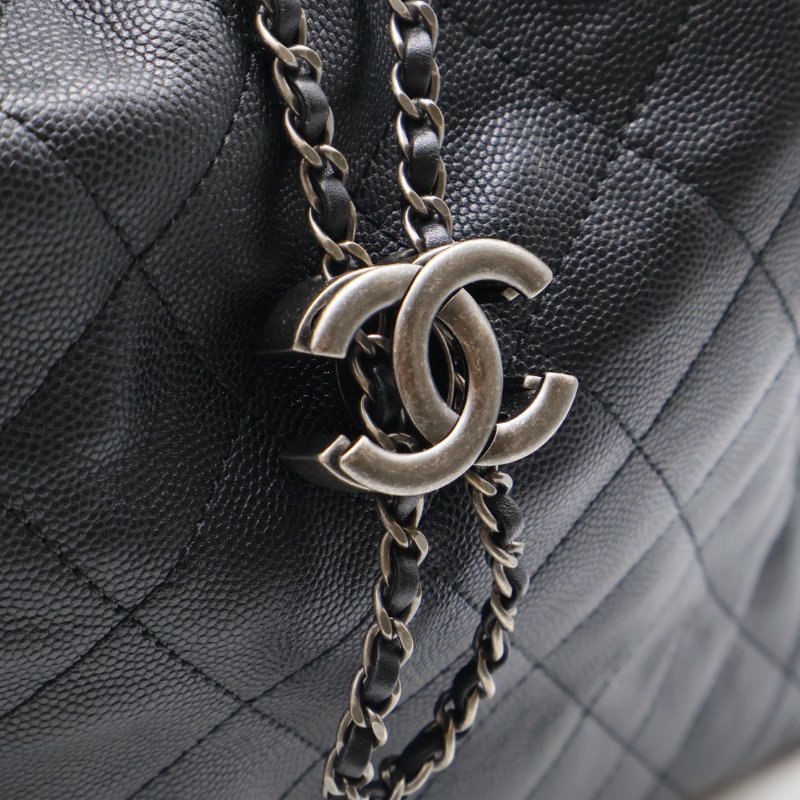 CHANEL 25 Hobo bag - 大號黑銀-21