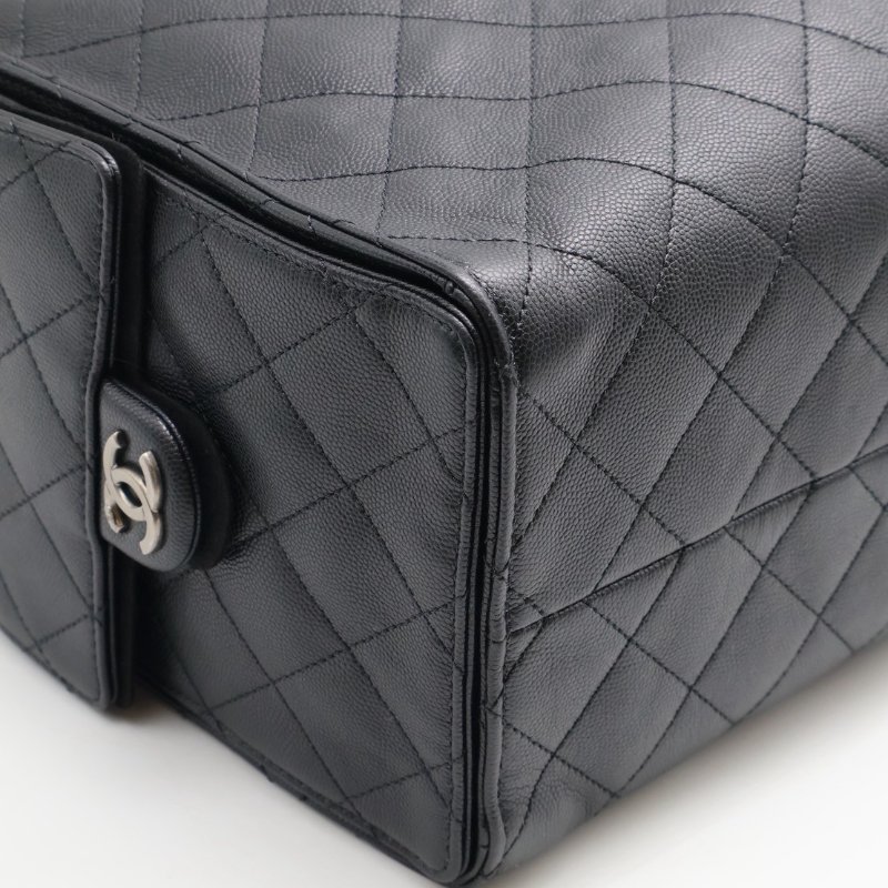 CHANEL 25 Hobo bag - 大號黑銀-22