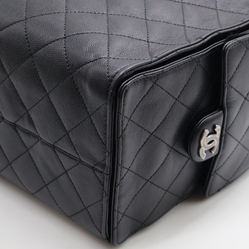 CHANEL 25 Hobo bag - 大號黑銀-23