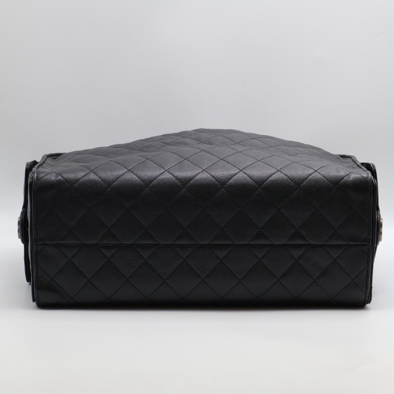 CHANEL 25 Hobo bag - 大號黑銀-26