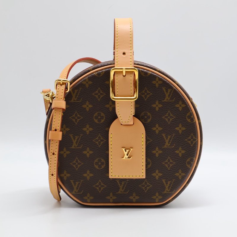 LOUIS VUITTON Petite Boite Chapeau手提圓餅帽盒包-0