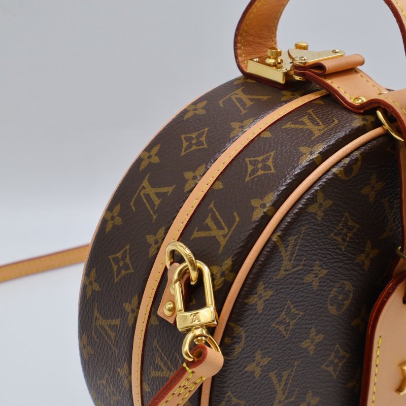 LOUIS VUITTON Petite Boite Chapeau手提圓餅帽盒包-5