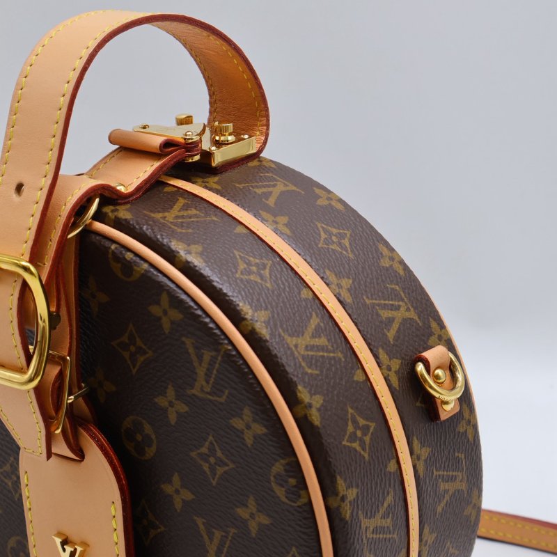 LOUIS VUITTON Petite Boite Chapeau手提圓餅帽盒包-6