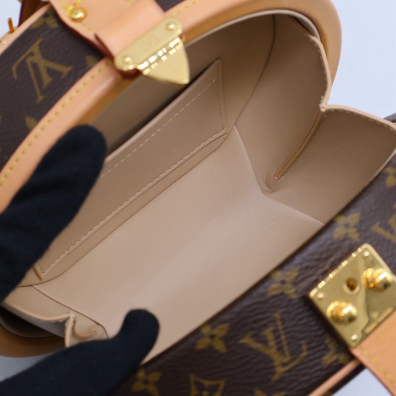 LOUIS VUITTON Petite Boite Chapeau手提圓餅帽盒包-9