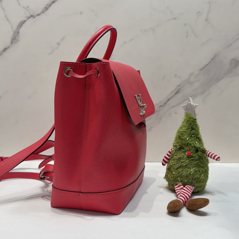 LV Lockme 紅色後背包-3