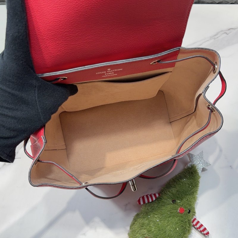 LV Lockme 紅色後背包-4