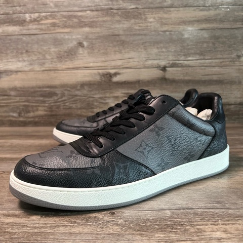 Louis Vuitton路易威登 Rivoli 低幫 黑灰 滿印 42碼