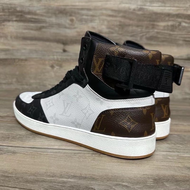 Louis Vuitton路易威登 rivoli系列 老花 黑白 43碼-2