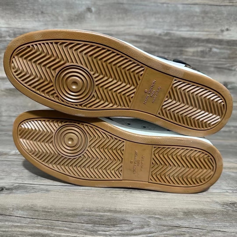 Louis Vuitton路易威登 rivoli系列 老花 黑白 43碼-5