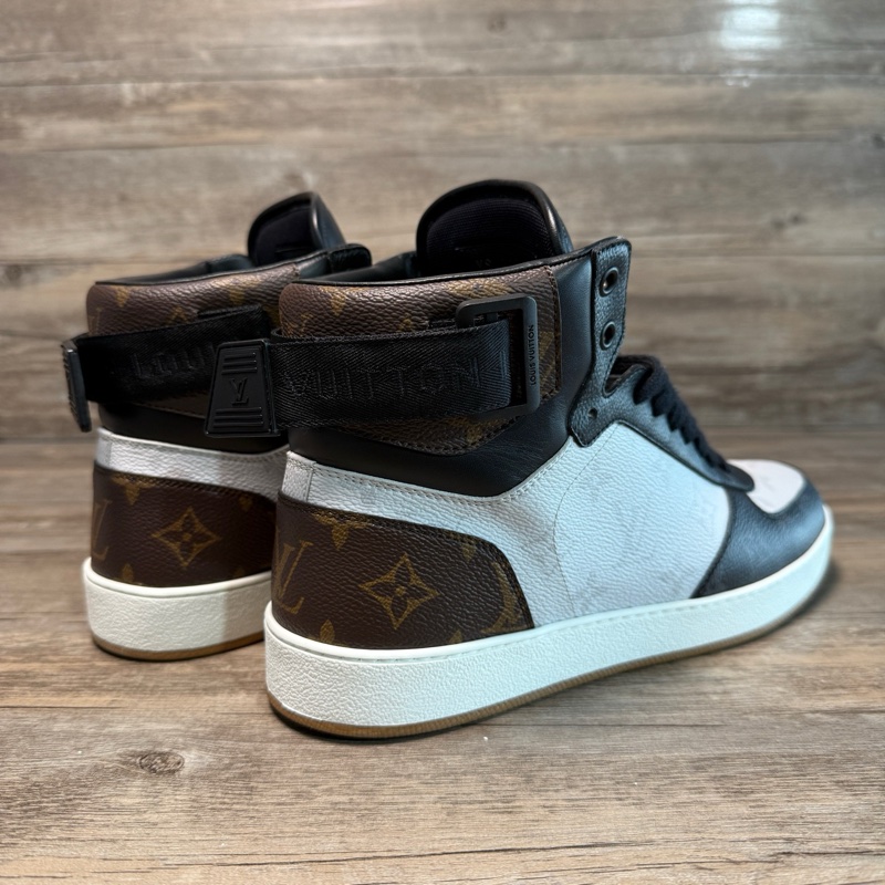 Louis Vuitton路易威登 rivoli系列 老花 黑白 高幫 41碼-3