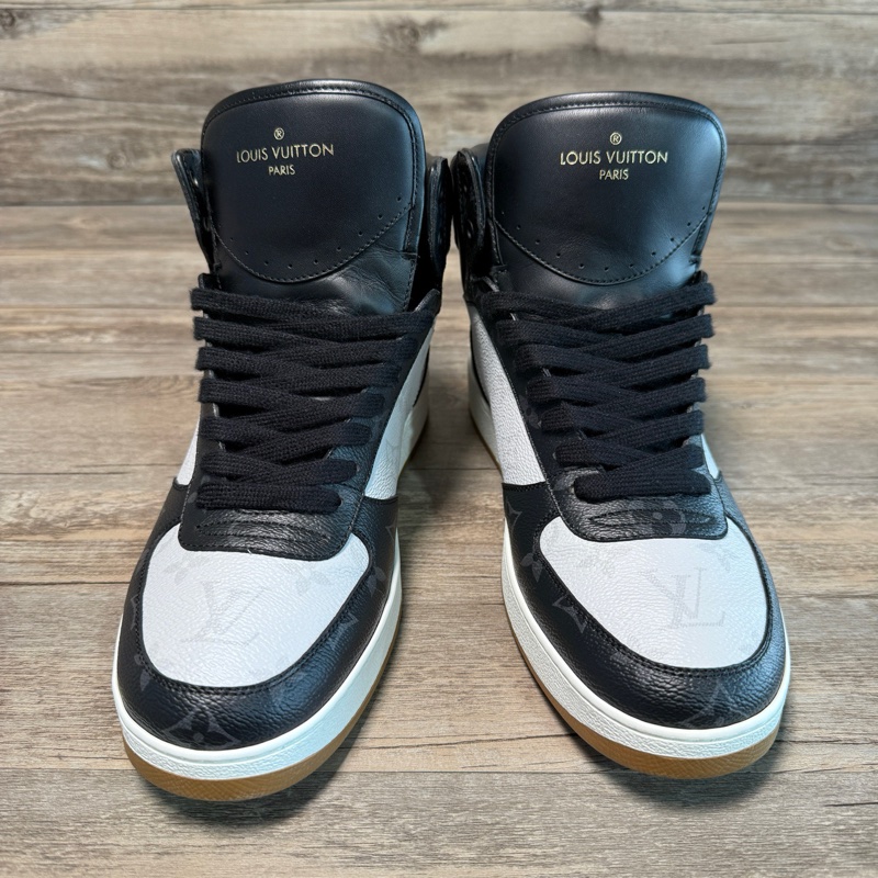 Louis Vuitton路易威登 rivoli系列 老花 黑白 高幫 41碼-4