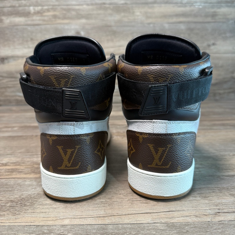 Louis Vuitton路易威登 rivoli系列 老花 黑白 高幫 41碼-5